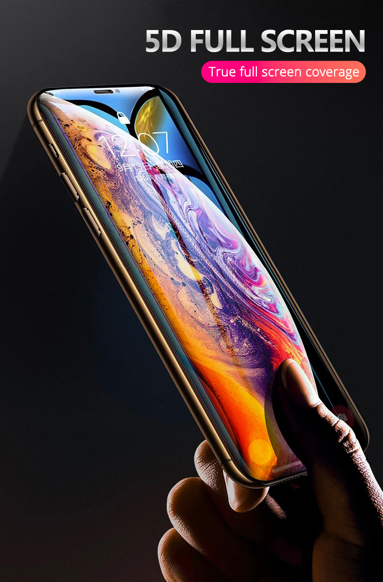 Bakeey-5D-Full-Coverage-Anti-explosion-Tempered-Glass-Screen-Protector-for-iPhone-XS-Max--iPhone-11--1580799-2